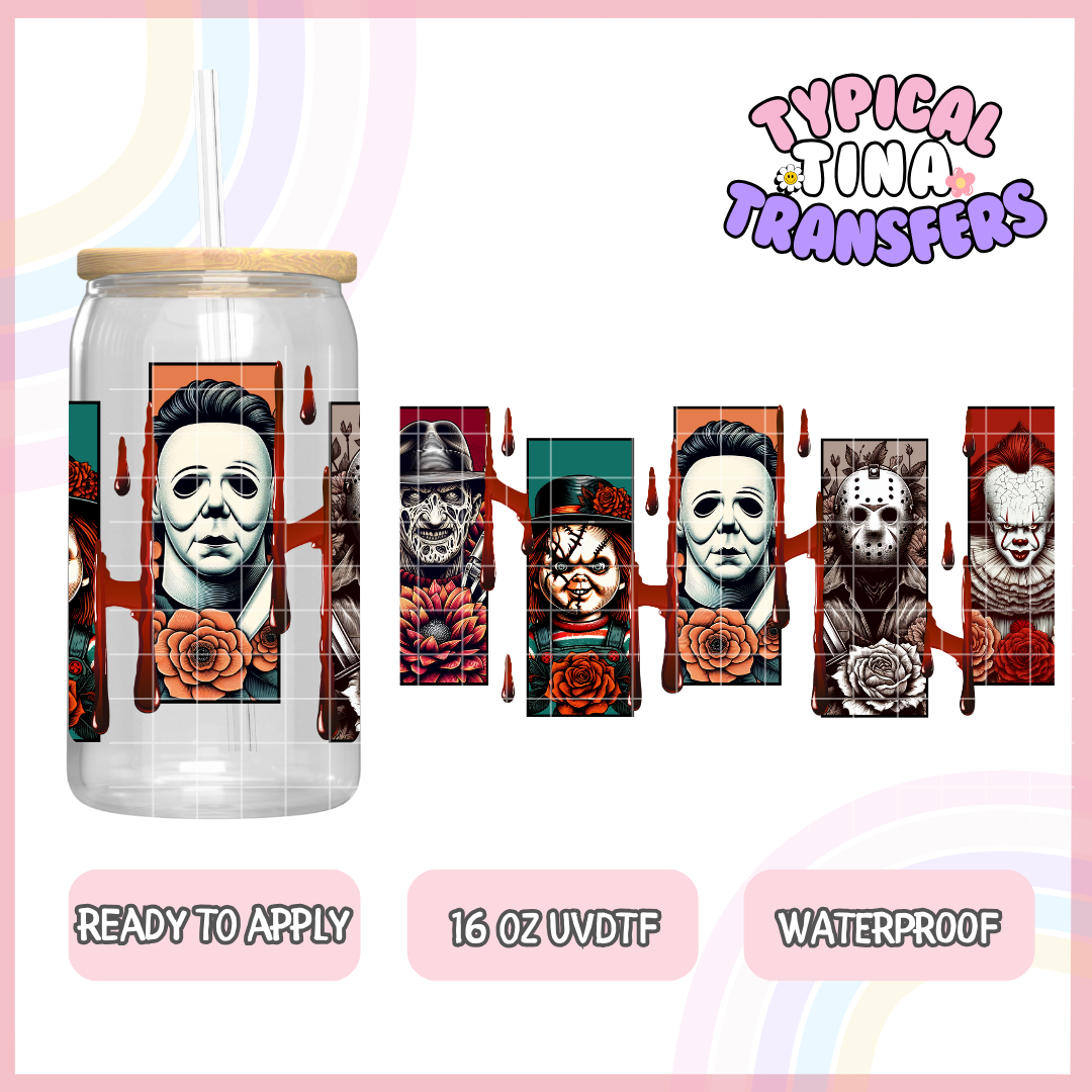 UVDTF #7699 -7713 | 16oz UVDTF Wrap | POD