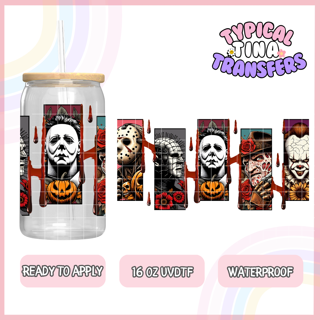 UVDTF #7699 -7713 | 16oz UVDTF Wrap | POD