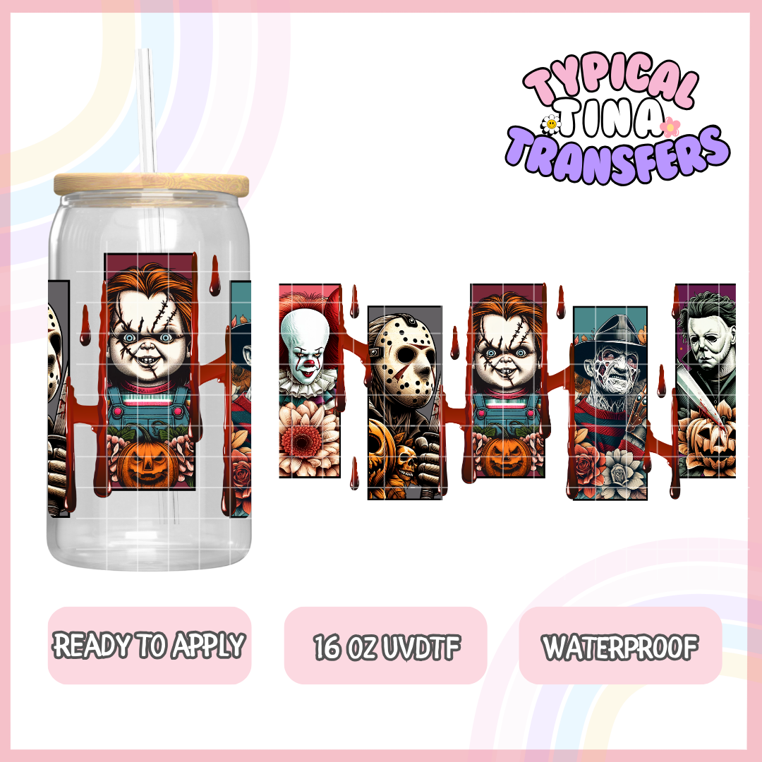UVDTF #7699 -7713 | 16oz UVDTF Wrap | POD
