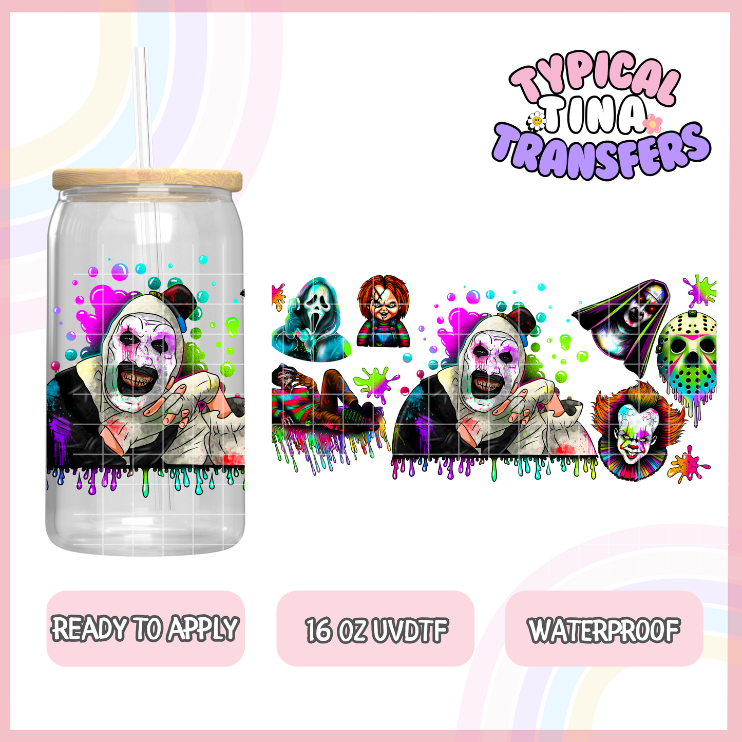 UVDTF #7718 | 16oz UVDTF Wrap | POD