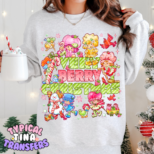 Very Berry Christmas | DTF Transfer | POD