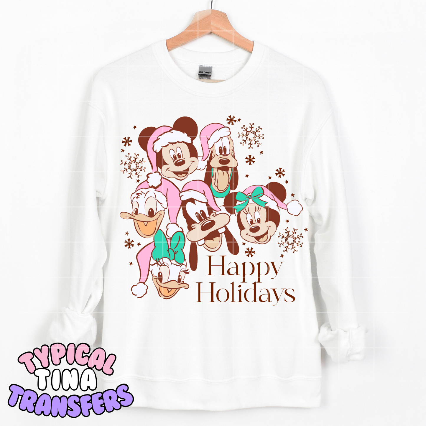 Sensational 6 - Christmas (pink tones) | DTF Transfer | POD