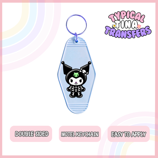 MK77 | UV Motel Keychain | POD - set of 5