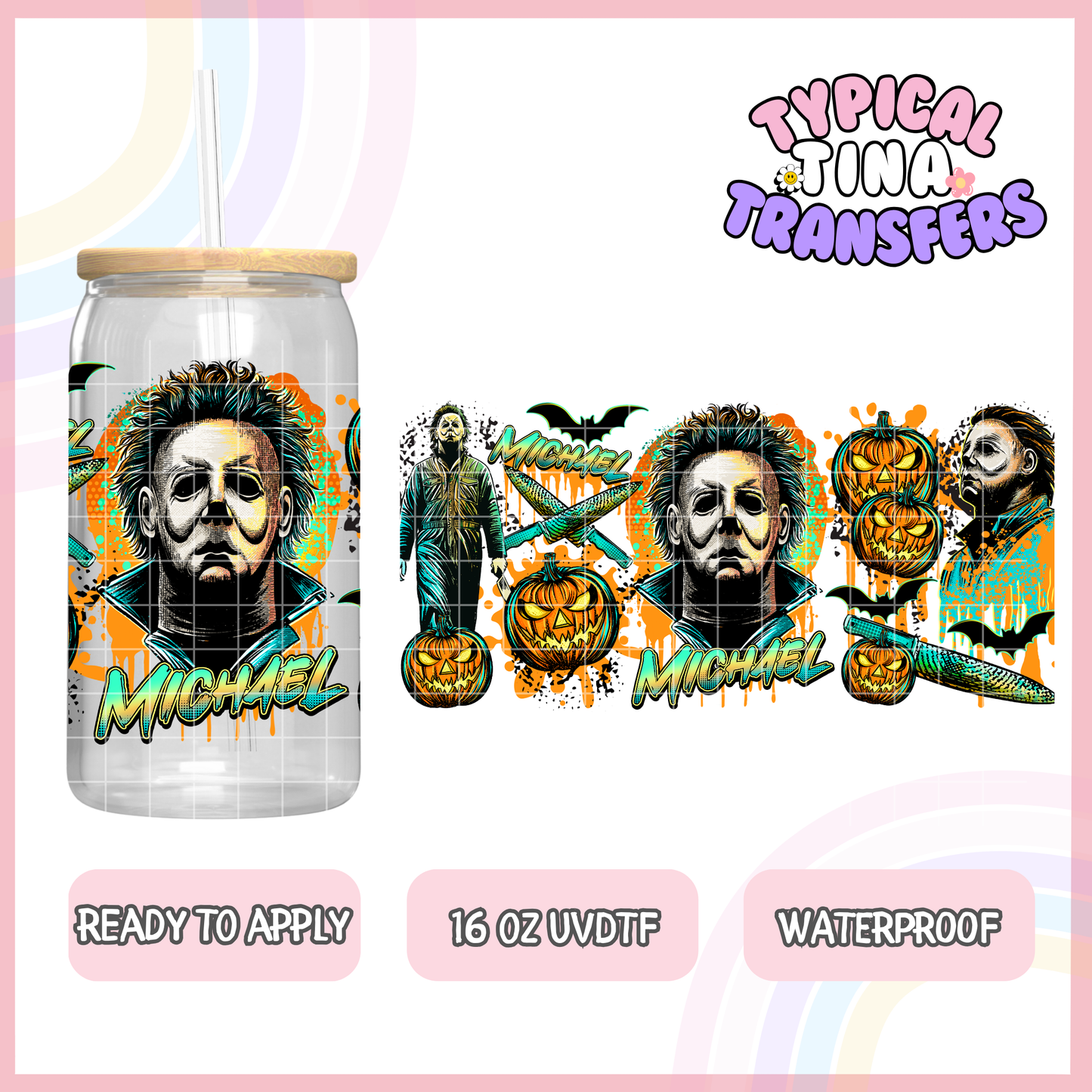 UVDTF #7823 | 16oz UVDTF Wrap | POD