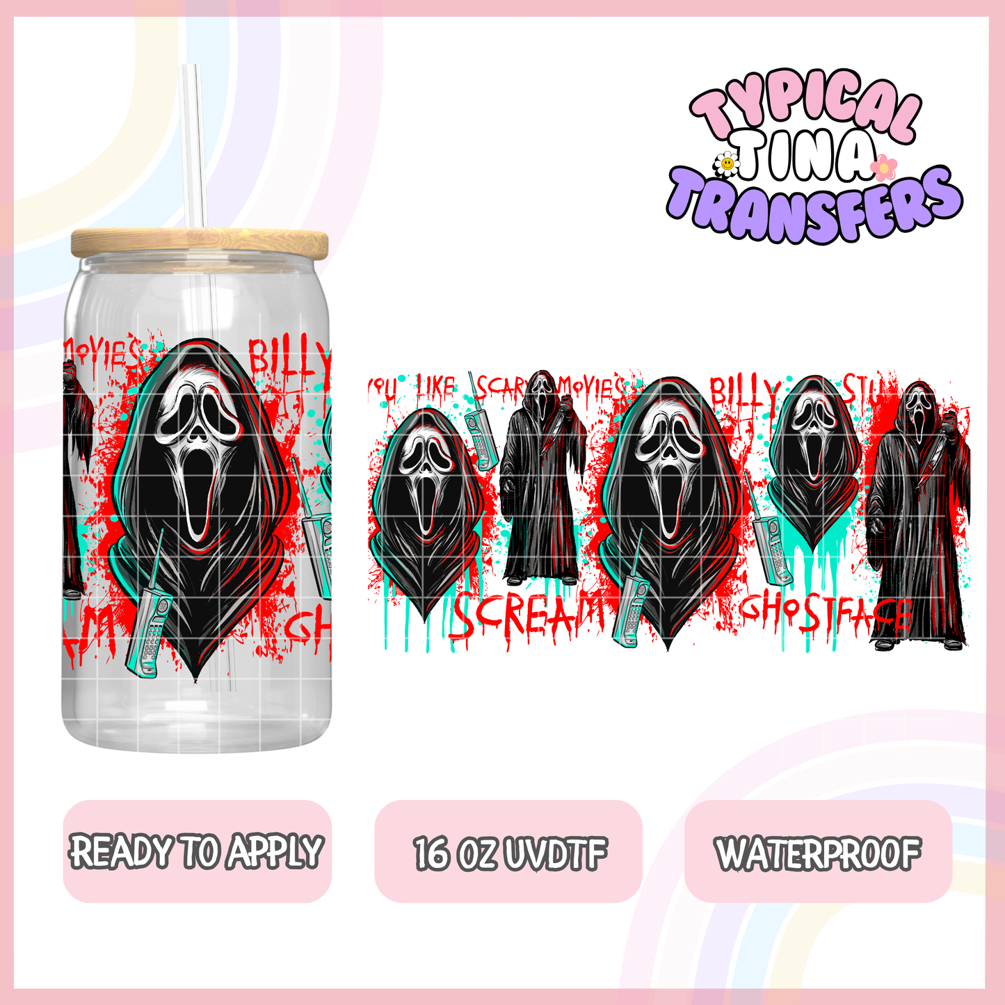UVDTF #7824 | 16oz UVDTF Wrap | POD