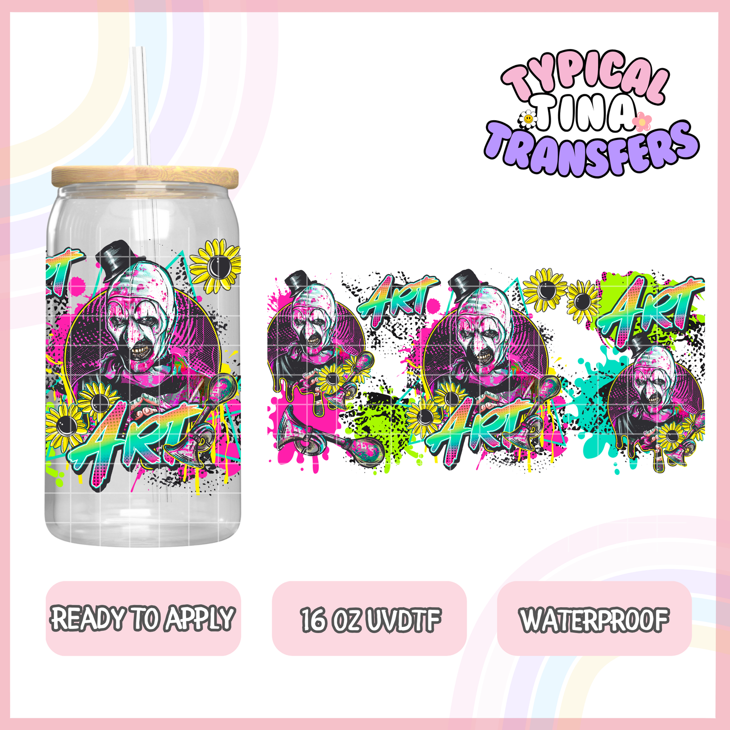 UVDTF #7825 | 16oz UVDTF Wrap | POD