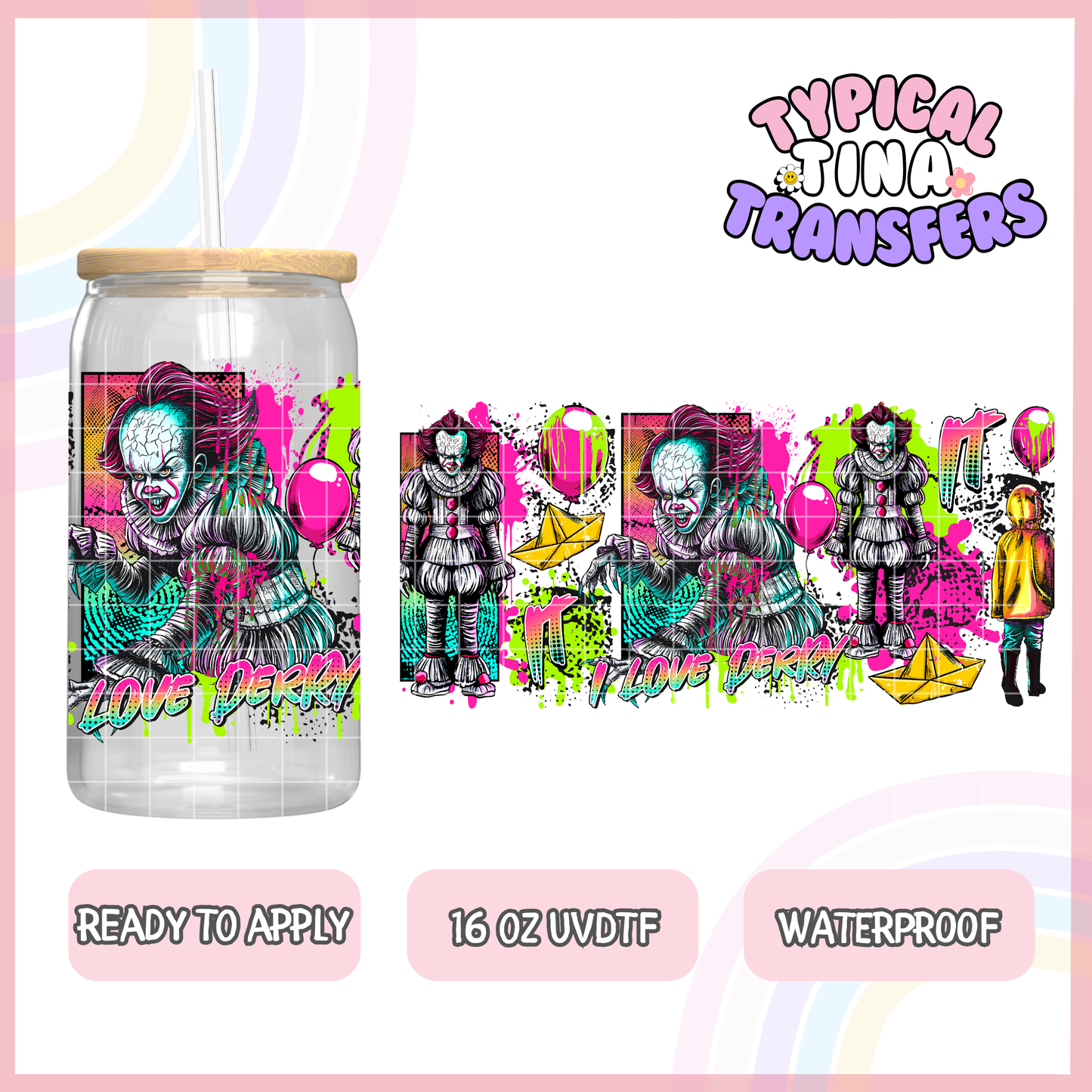 UVDTF #7828 | 16oz UVDTF Wrap | POD
