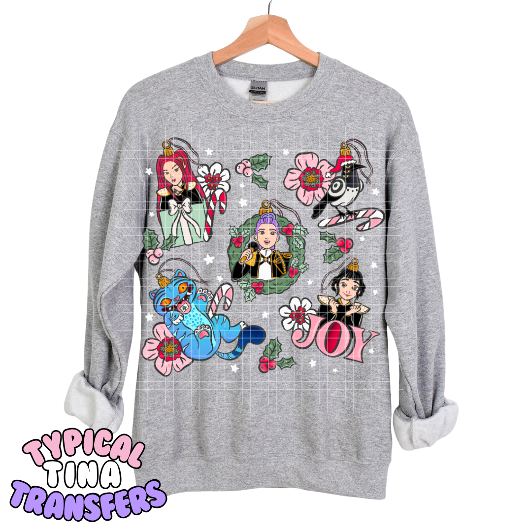 KPDH - Christmas (white stars) | DTF Transfers | POD