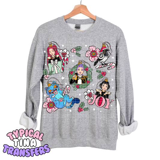 KPDH - Christmas (white stars) | DTF Transfers | POD