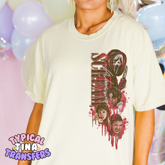 Scream Retro _ long sleeve | DTF Screen Print | POD