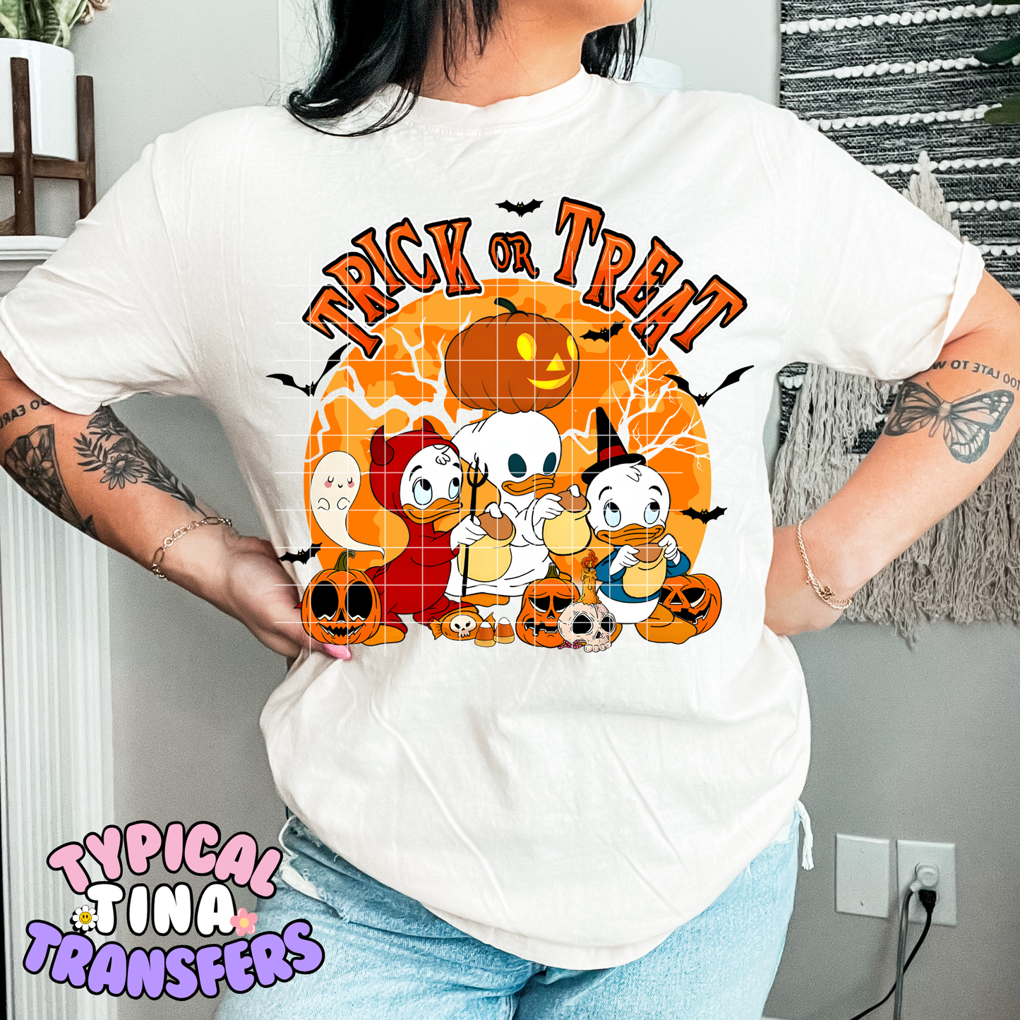 Trick o treat Ducks |  DTF Transfer | POD