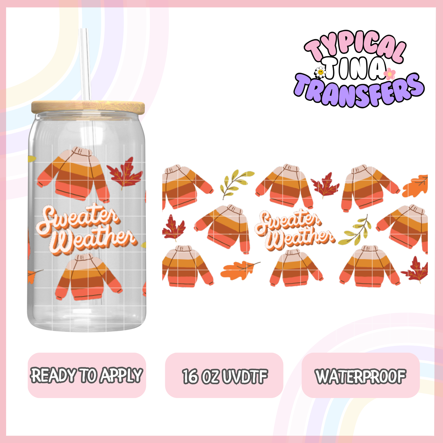 UVDTF #7935 | 16oz UVDTF Wrap | RTS
