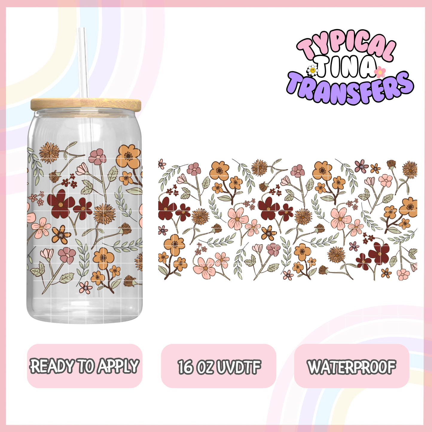 UVDTF #7962 | 16oz UVDTF Wrap | POD