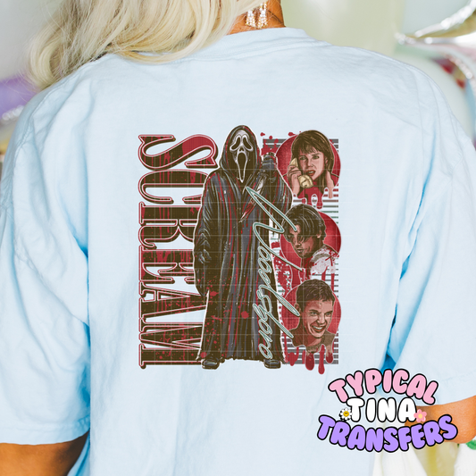 Scream Retro option 2 | DTF Screen Print | POD