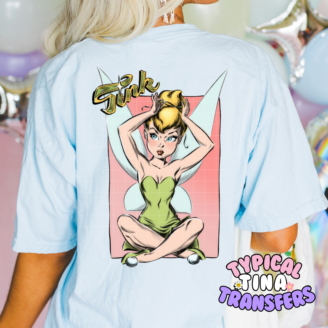 Sketched Tink | DTF Screen Print | POD