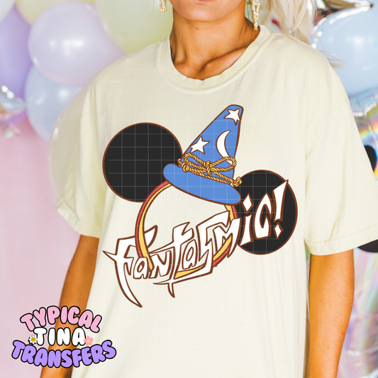 Fantasmic Mouse Ears | DTF Screen Print | POD - choose design