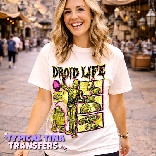 SW: Droid life | DTF Transfers | POD