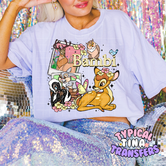 Deer and Friends | DTF Screen Print | POD