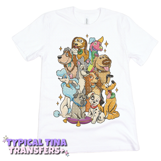 Magical pup characters | DTF Transfers | POD