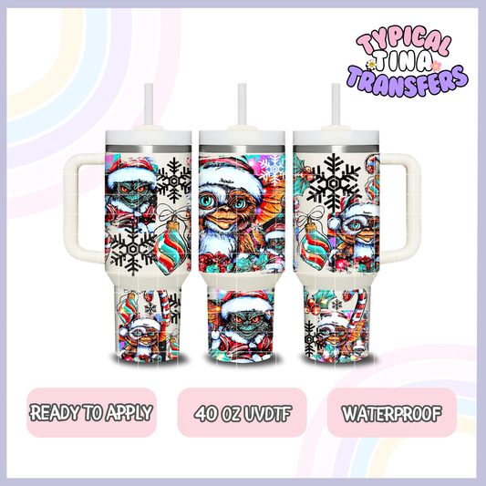 Giz the gremlin | 40oz UVDTF Wrap | POD