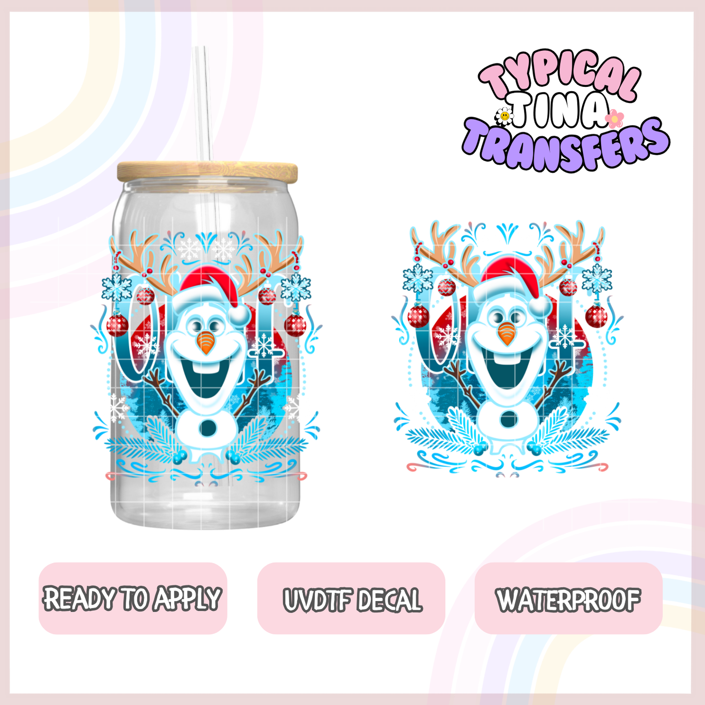 UVDTF Decal | 3"-4" decals | POD