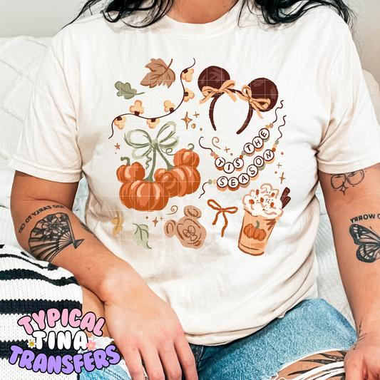 Magical Coquette Fall Season | DTF Transfer | 15" Adult