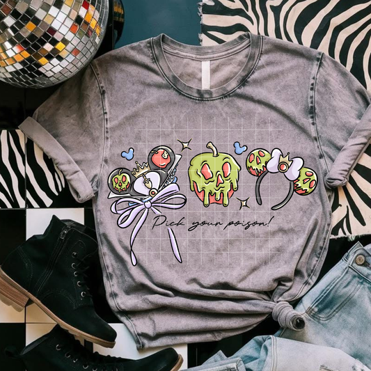 Pick your poison mouse ears | DTF Transfer | POD