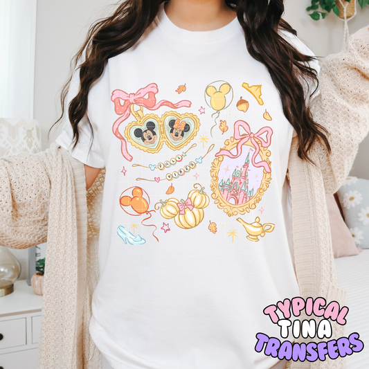 Magical Fall Vibes Locket and Frame | DTF Transfer | POD