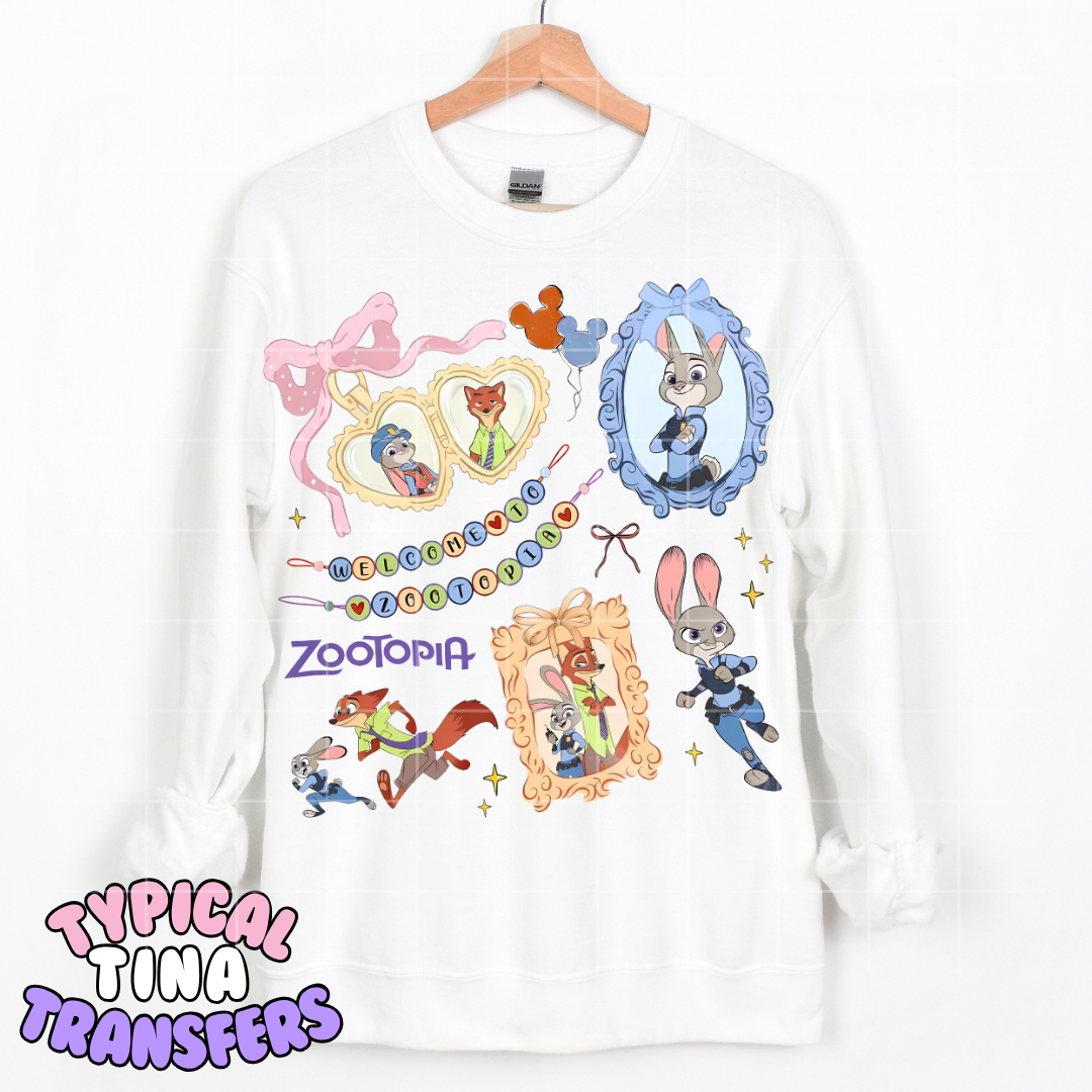 Coquette Zoo-topia | DTF Transfer | POD