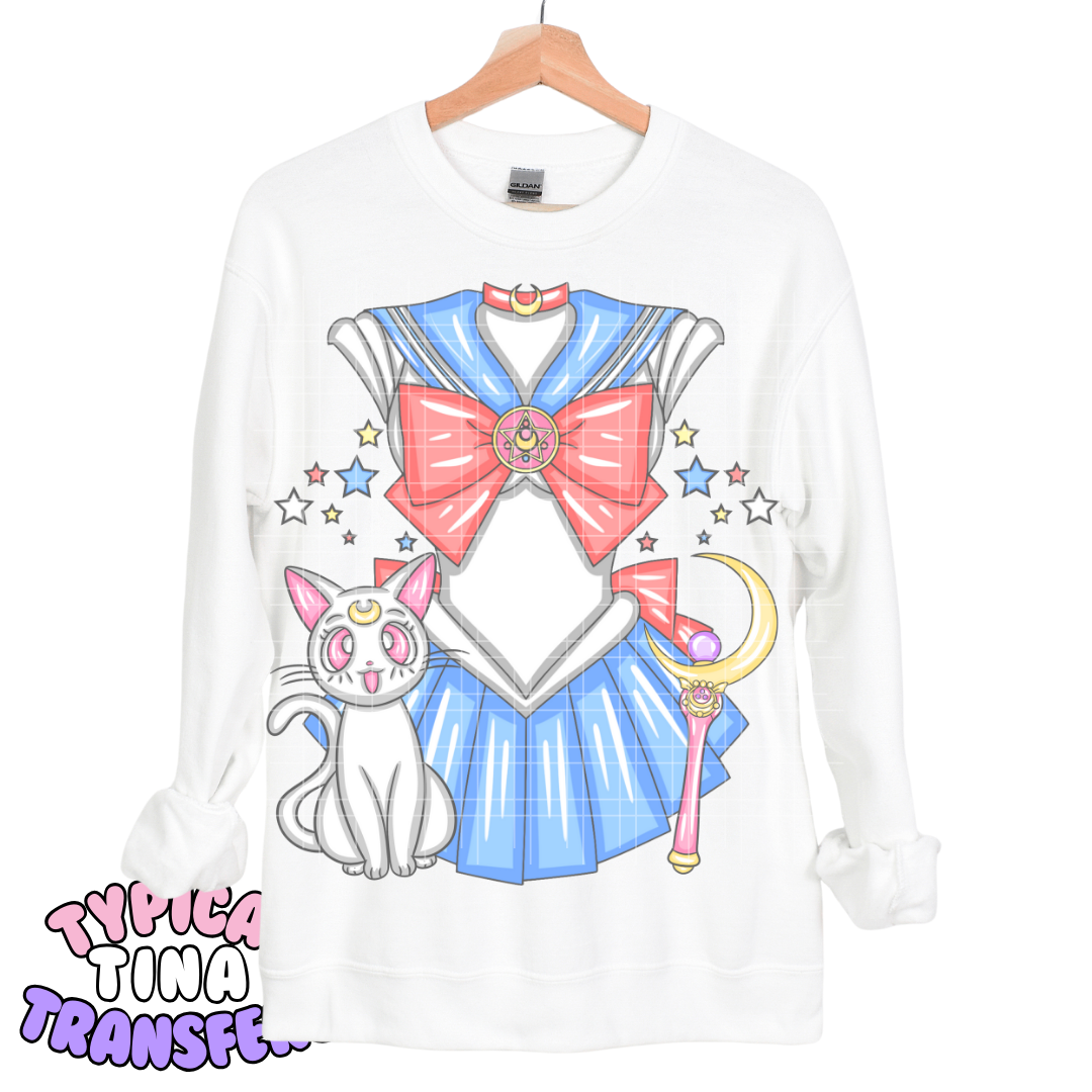 Sailor Girls Dress | DTF Transfers | POD