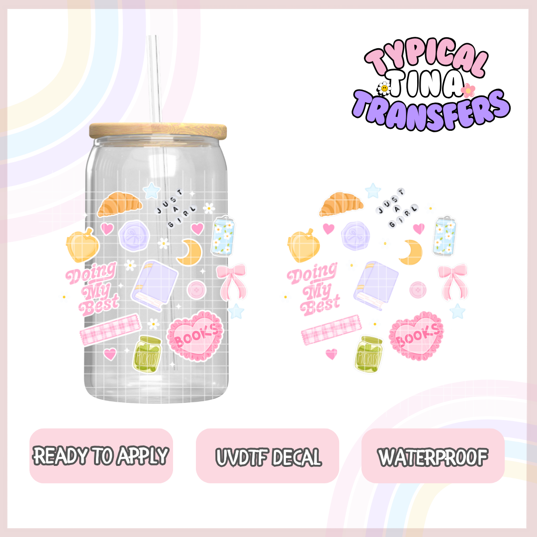 UVDTF Decal | 4" decals | POD