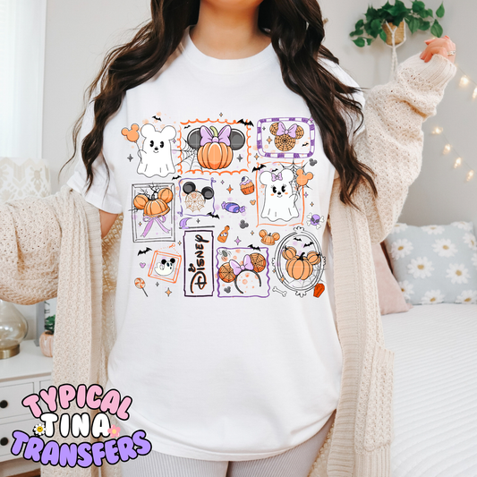 Halloween Mainstreet Frames | DTF Transfer | 15" Adult