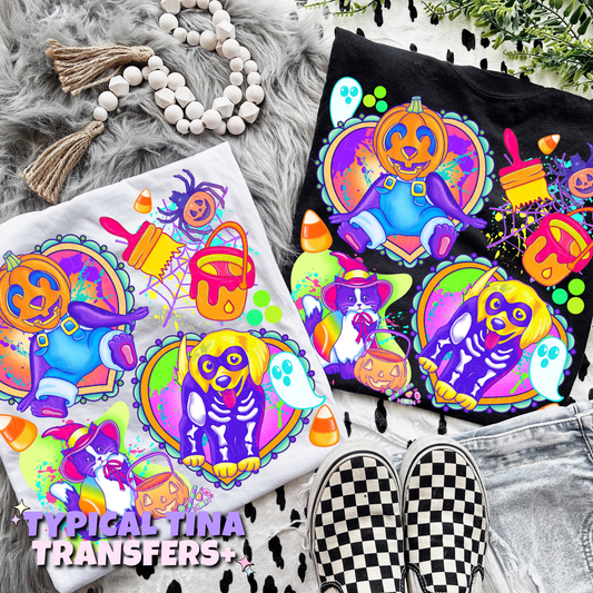LF - Halloween theme | DTF Transfers | POD