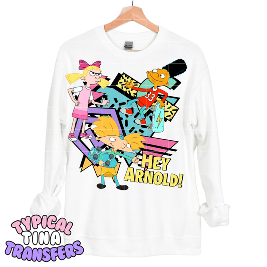 Retro - Arnold opt #2 (with name) | DTF Transfers | POD