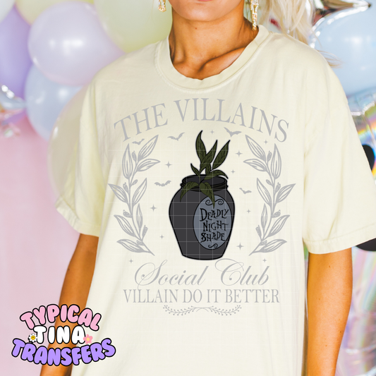 The Villains | DTF Screen Print | POD