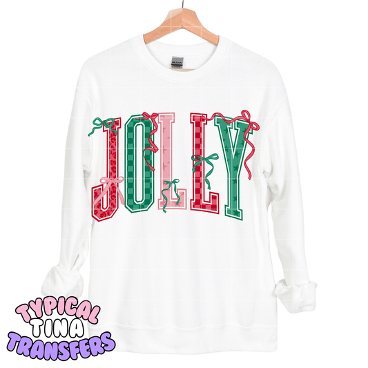 Jolly with ribbons | DTF Screen Print | POD