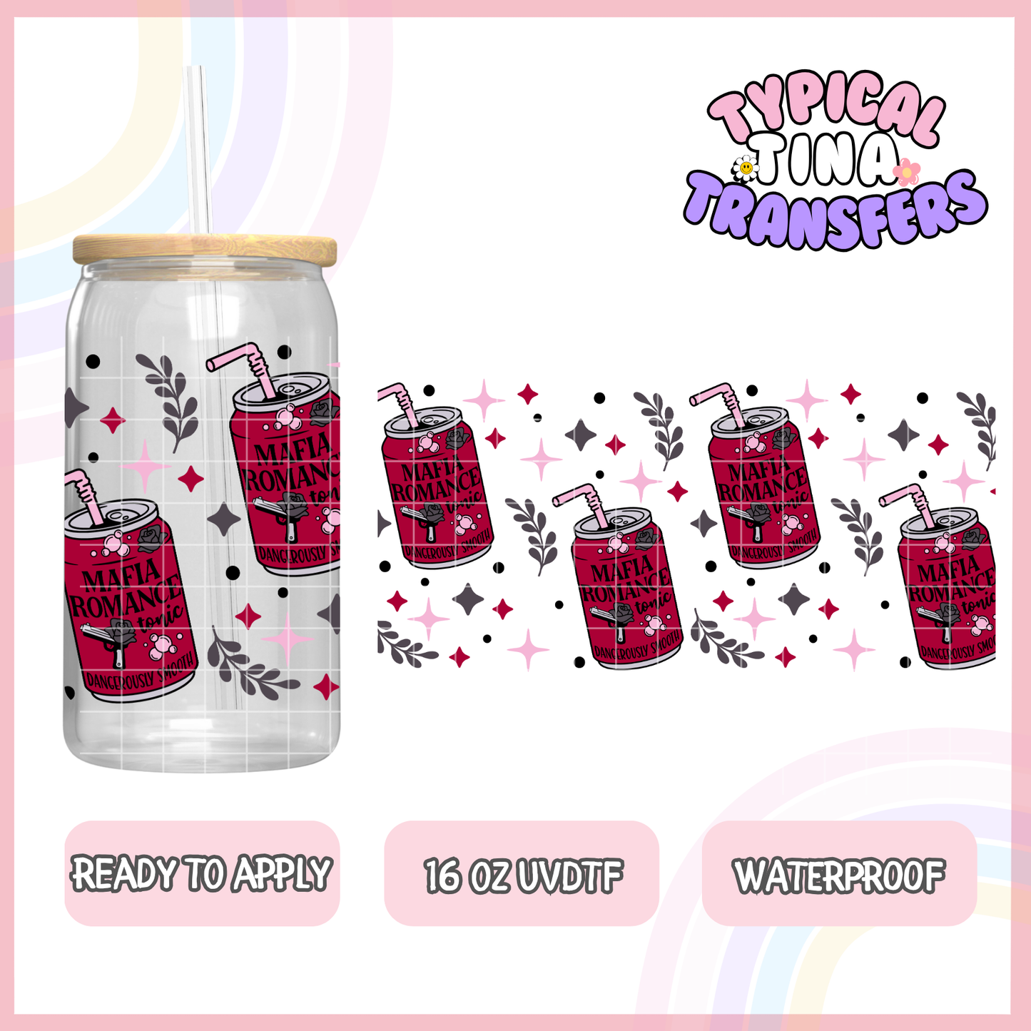 UVDTF #8003 | 16oz UVDTF Wrap | POD