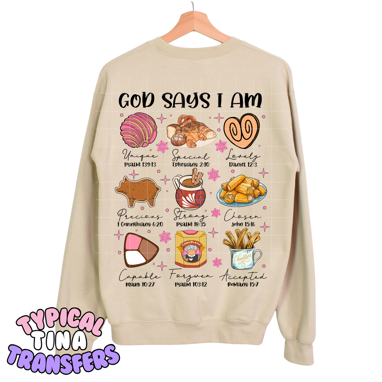 God Says I am (holiday treats) | DTF Transfer | POD