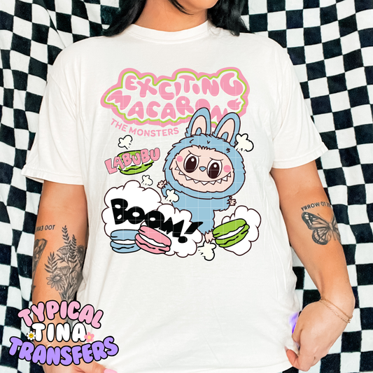 Lafu Exciting Macaroons | DTF Transfer | POD