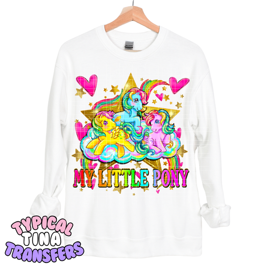 My little Horse Rainbow | DTF Transfers | POD