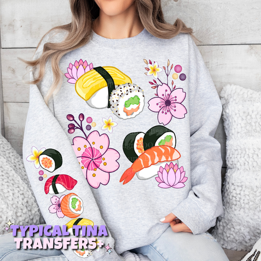 Sushi rolls | DTF Transfers | POD