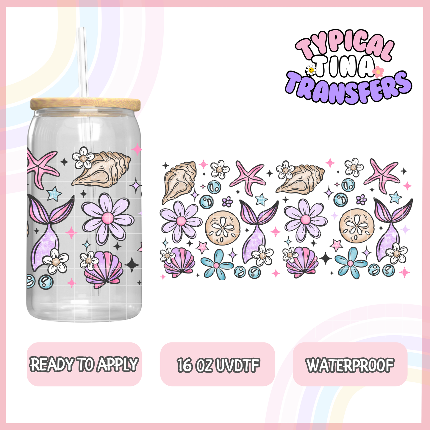 UVDTF #8119 | 16oz UVDTF Wrap | POD