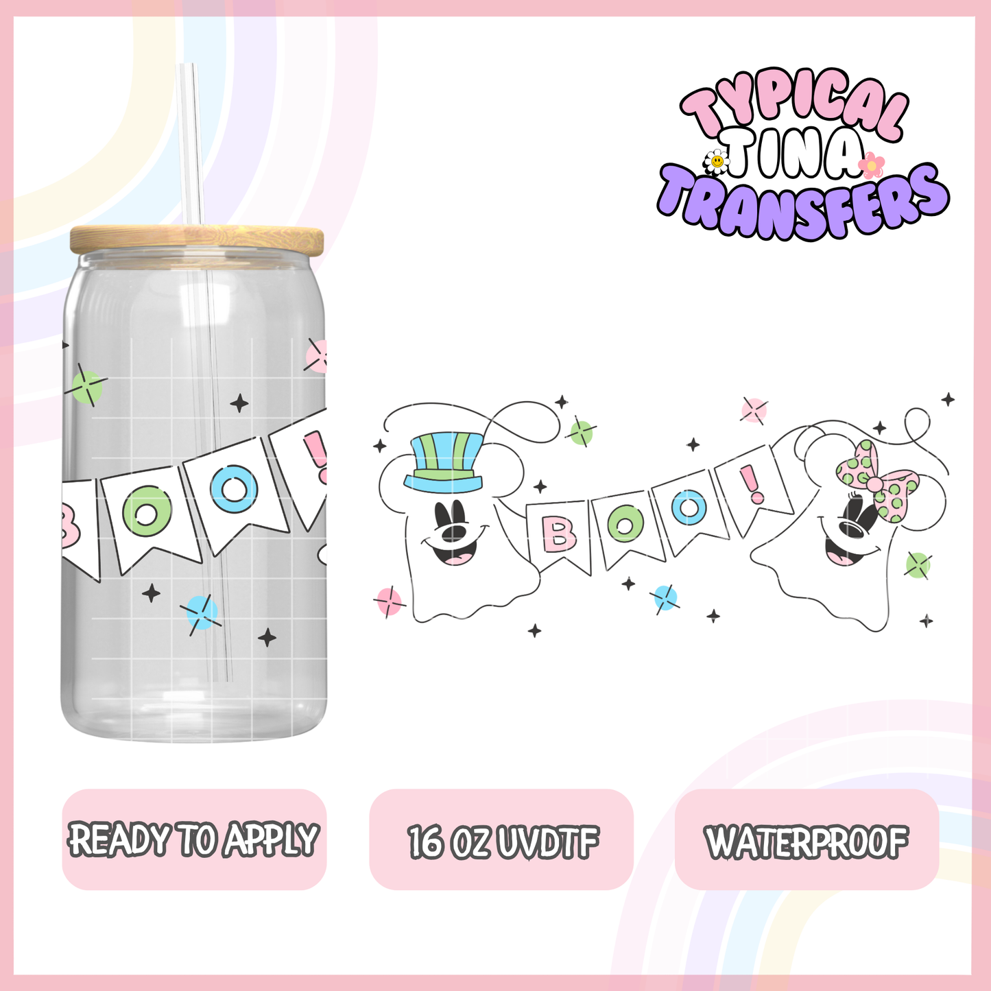 UVDTF #8132 | 16oz UVDTF Wrap | POD