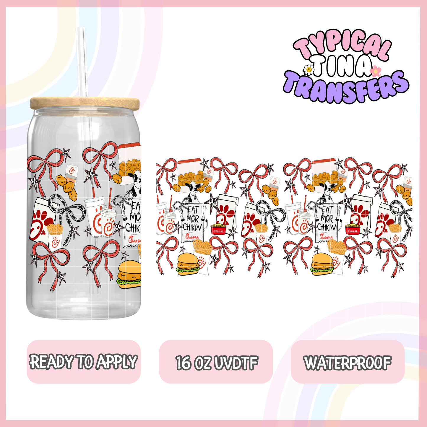 UVDTF #8148 | 16oz UVDTF Wrap | POD