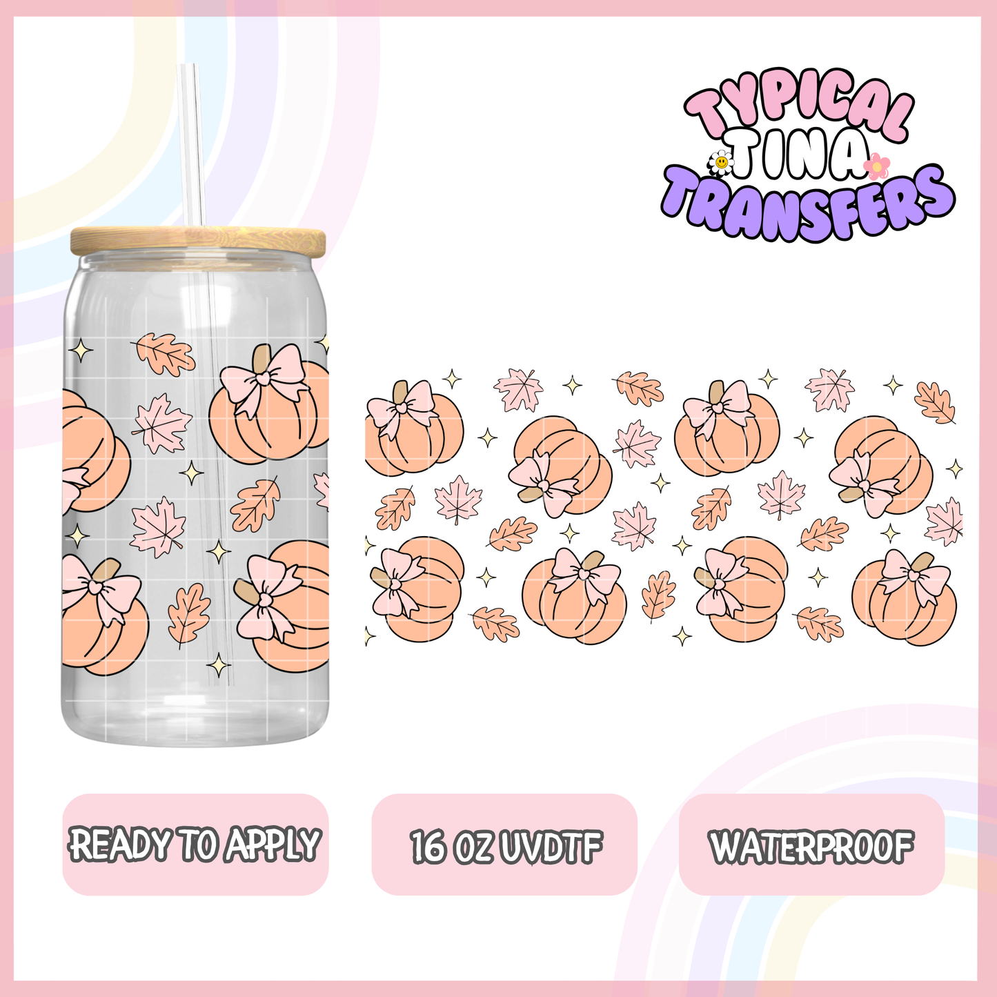 UVDTF #8184 | 16oz UVDTF Wrap | POD