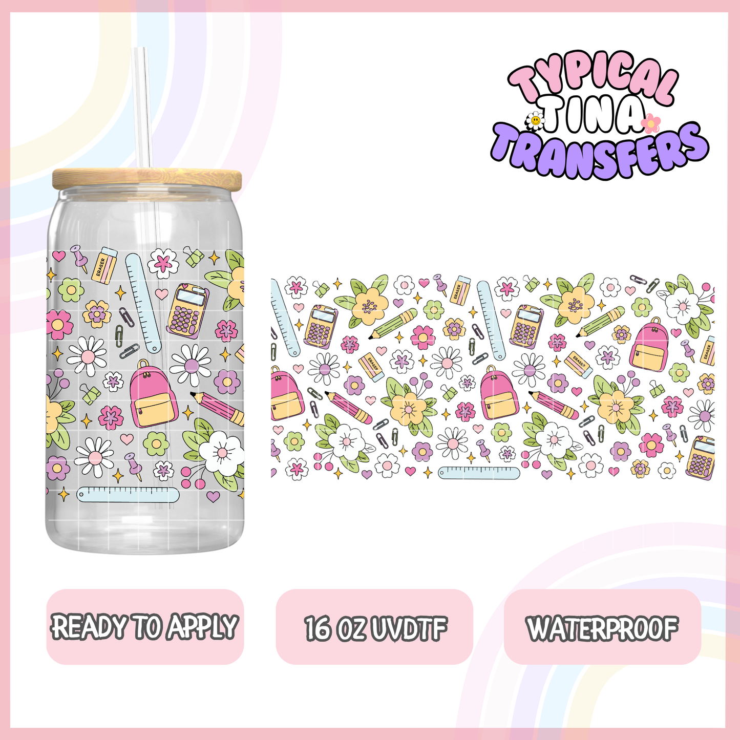 UVDTF #8191 | 16oz UVDTF Wrap | POD