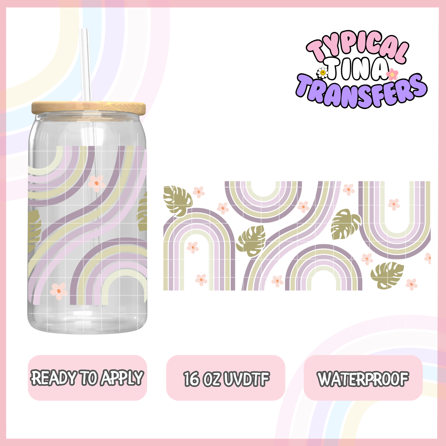 UVDTF #8198 | 16oz UVDTF Wrap | POD