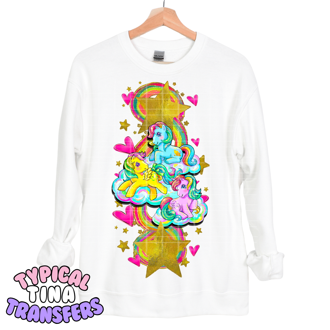 My little Horse Rainbow | DTF Transfers | POD