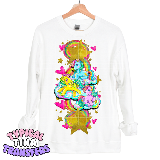 My little Horse Rainbow | DTF Transfers | POD