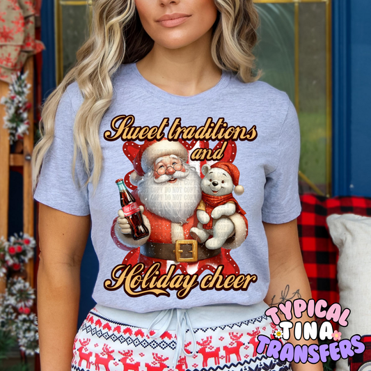 Sweet Traditions  Santa | DTF Transfer | POD